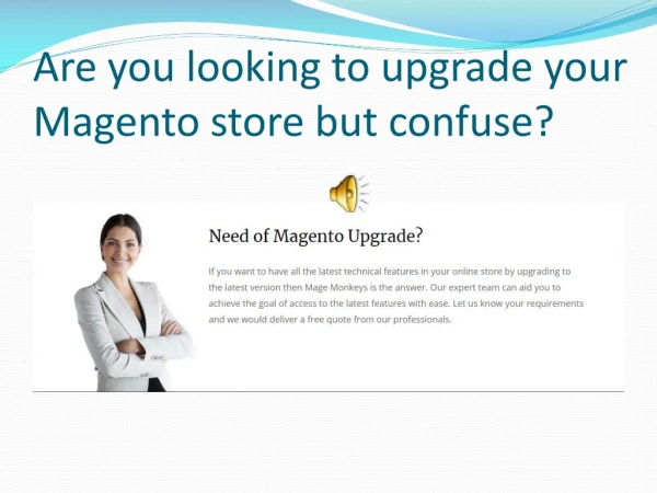 Magento Upgrade Service & Solution