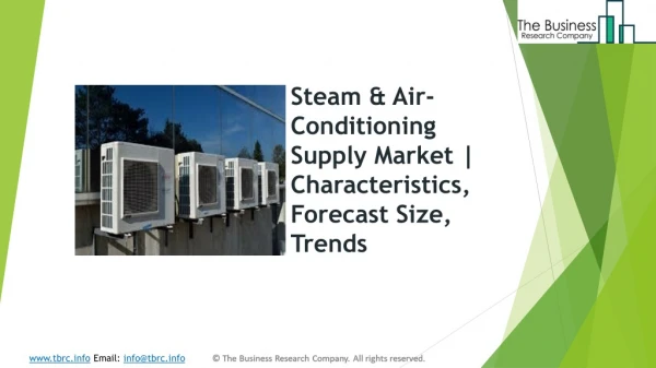 Global Steam & Air-Conditioning Supply market | Characteristics, Forecast Size, Trends