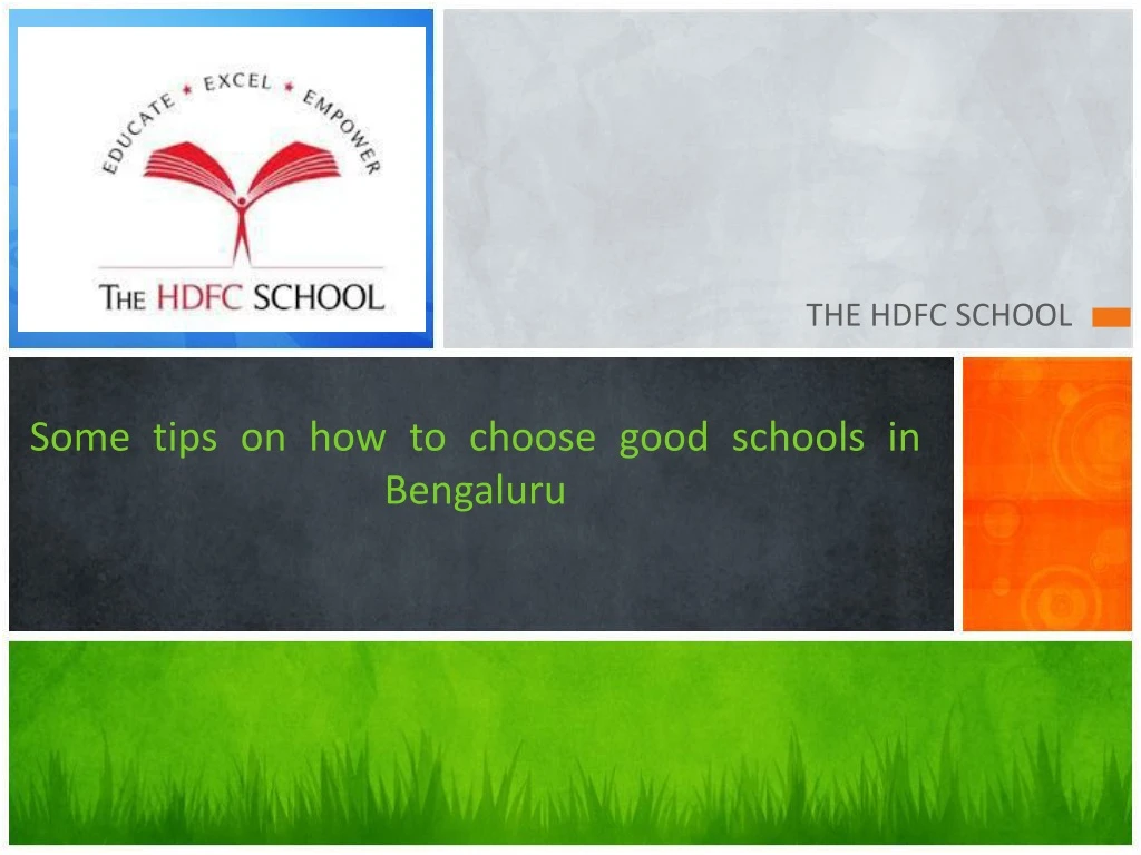 some tips on how to choose good schools in bengaluru