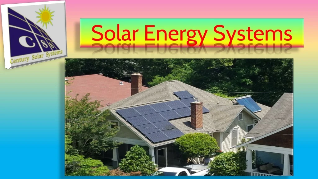 solar energy systems