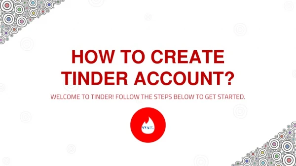 How do I create a Tinder account ?