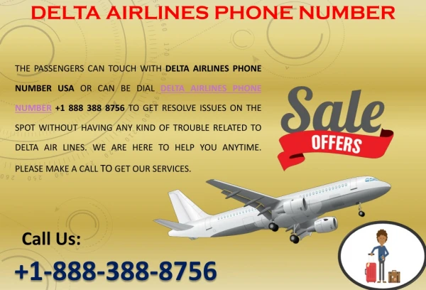 Call Delta Airlines Reservations Phone Number - To Get Customer Assistance