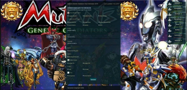 Mutants Genetic Gladiators Online Credits Generator 2019