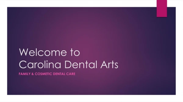 Professional Teeth Whitening in NC - Carolina Dental Arts
