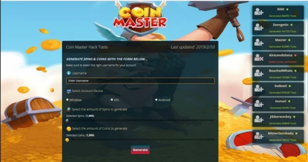 Coin Master Cheats and Hack Tools Online Resources Generator 2019