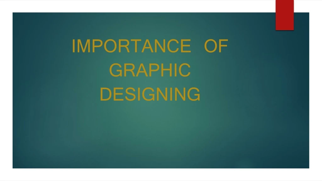 importance of graphic designing
