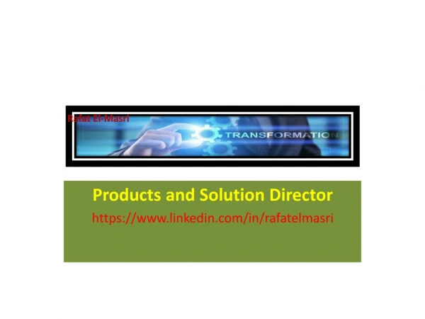 Products and Solution Director ,Services manager/director