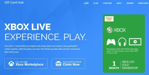 Get Free 1 Month Xbox Live Digital Code Today 2019