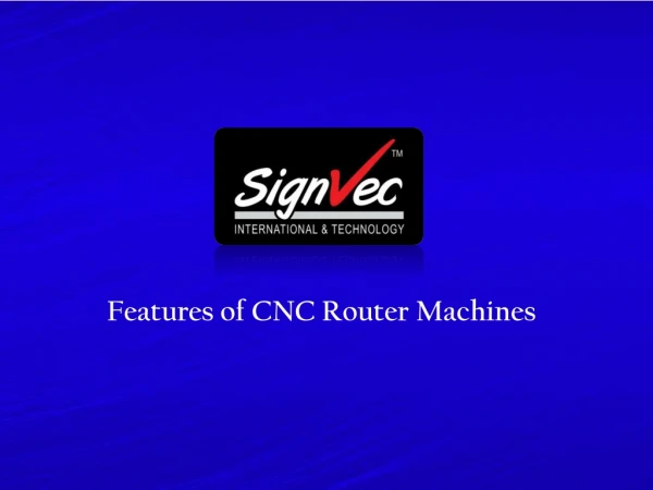 Cnc Routers Machines