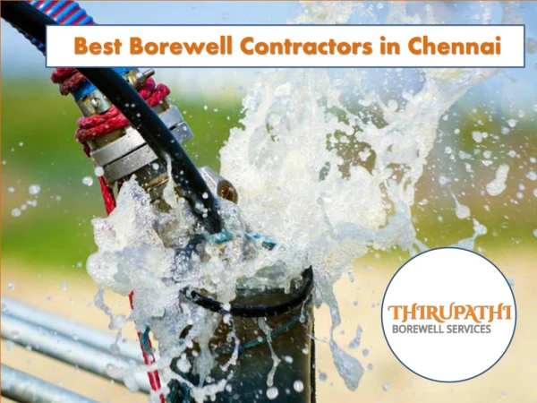 Best Borewell Contractors in Chennai