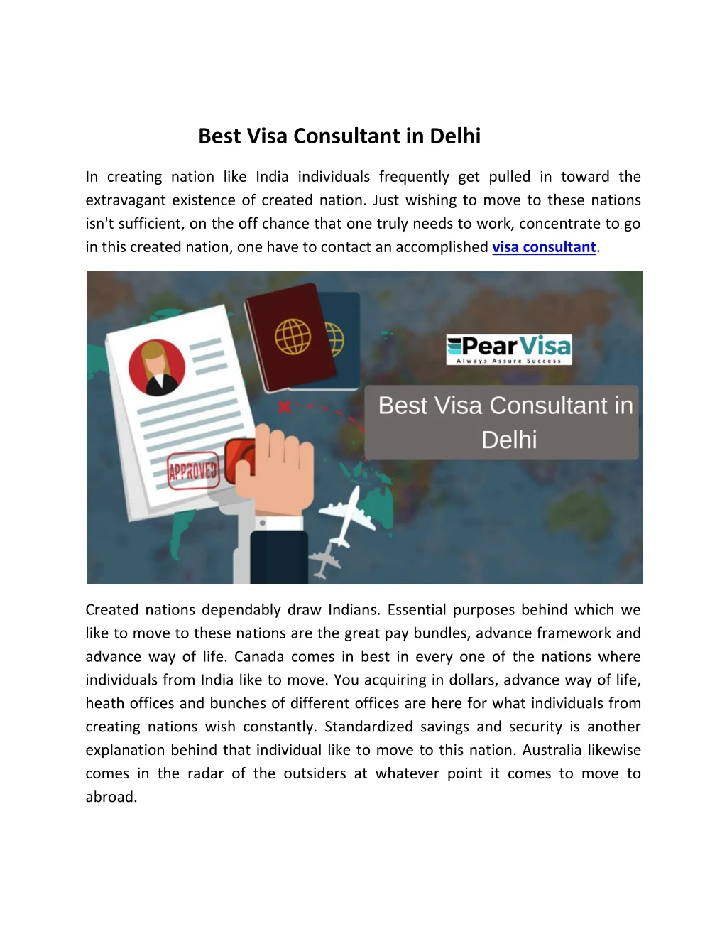 best visa consultant in delhi