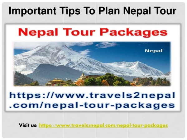 Best Tour Nepal Tour Package