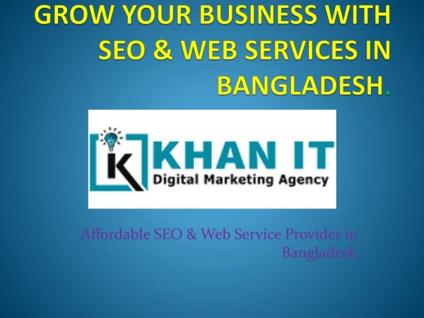 Affordable SEO & Web Service Provider in Bangladesh