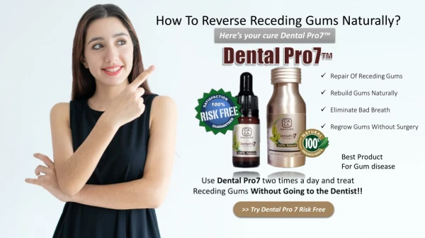 Reverse Receding Gum Damage Naturally