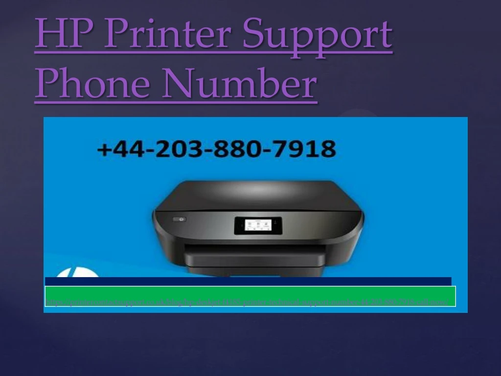 hp printer support phone number