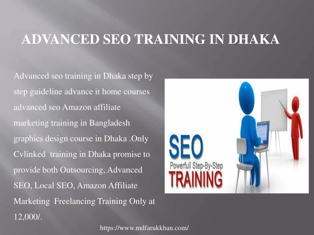 advanced seo training in dhaka