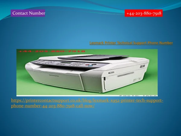 44-203-880-7918 Lexmark Printer Support Phone Number
