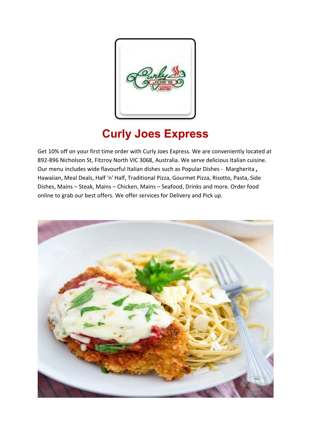 curly joes express