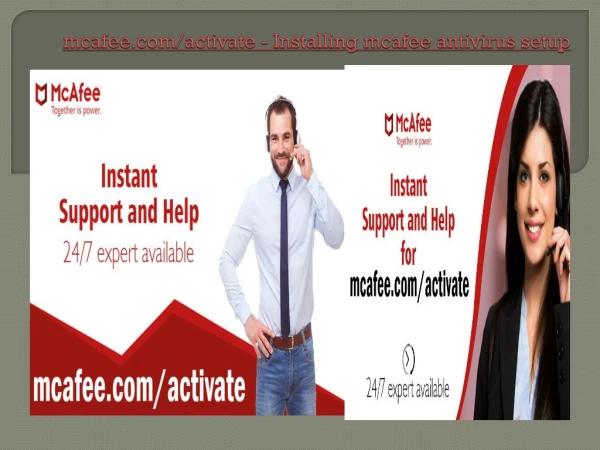 mcafee com activate installing mcafee antivirus setup