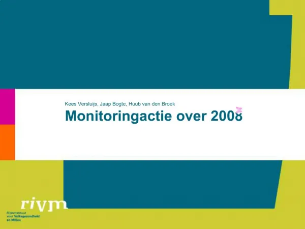 Monitoringactie over 2008