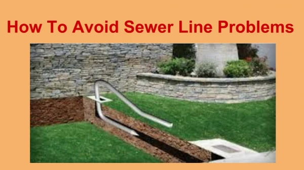 How To Avoid Sewer Line Problems