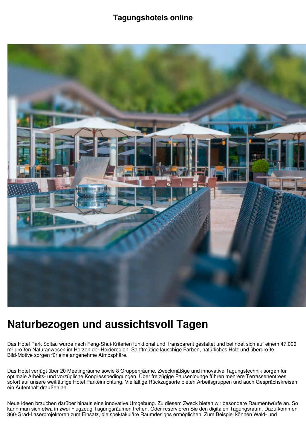 tagungshotels online