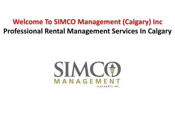 Professional Rental Management Services In Calgary