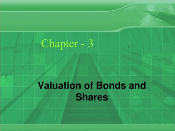 Valuation of bonds
