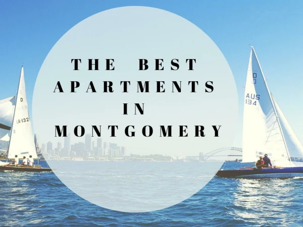 The Best Apartments in Montgomery