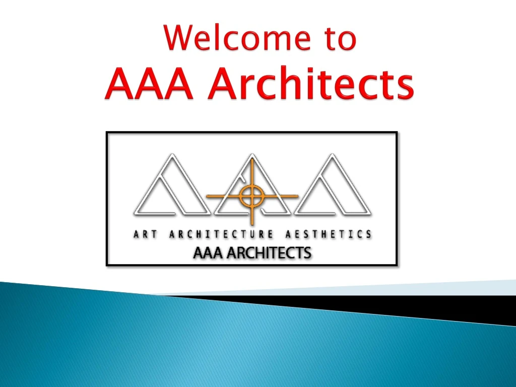 welcome to aaa architects
