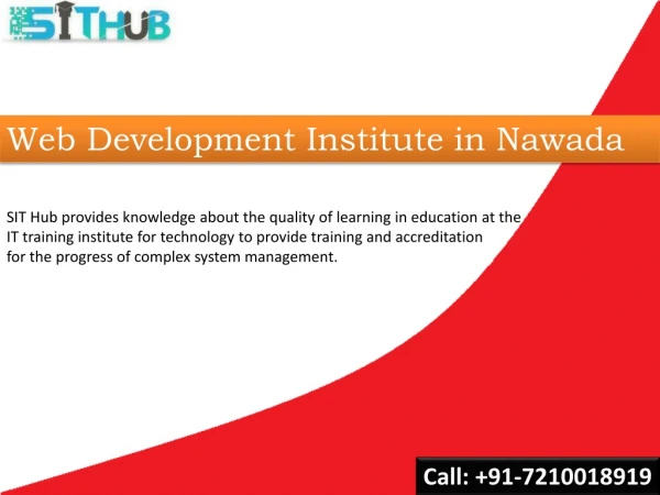 Web Development Course in Nawada | Web Development Institute in Uttam Nagar