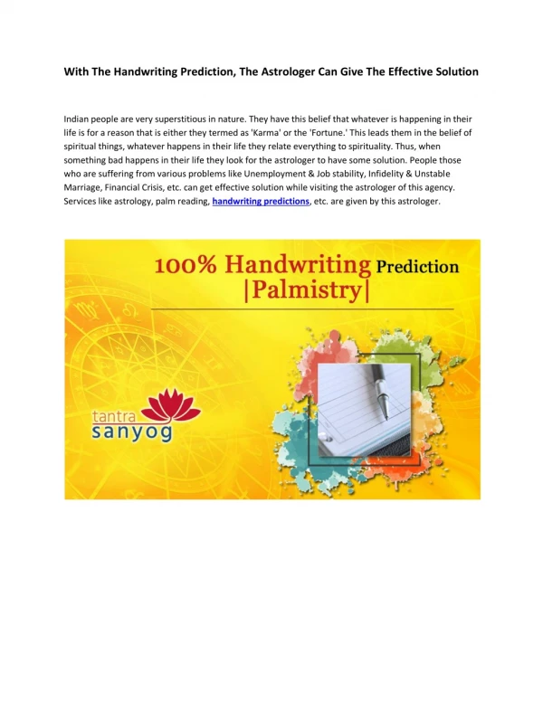 Handwriting Prediction - Tanhtra Sanyog