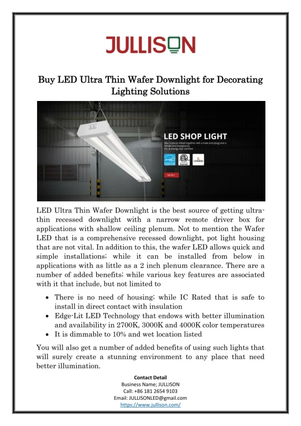 Buy LED Ultra Thin Wafer Downlight for Decorating Lighting Solutions
