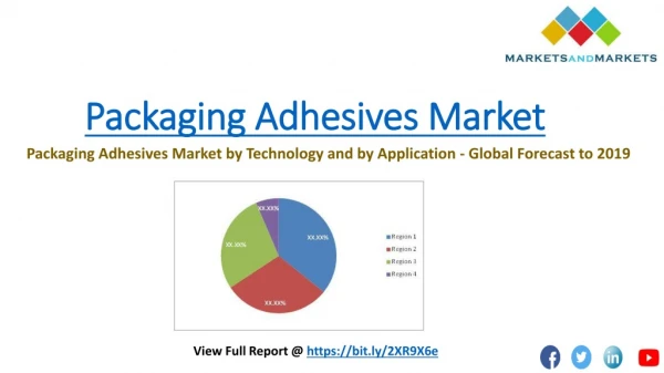 Packaging Adhesives Market worth $11,231.37 Million by 2019