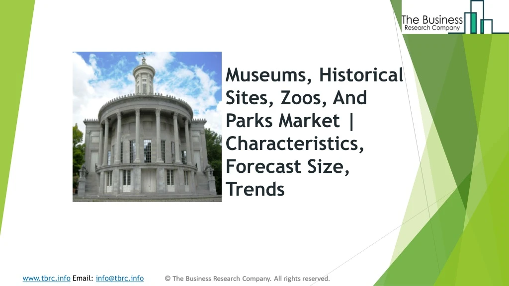 museums historical sites zoos and parks market