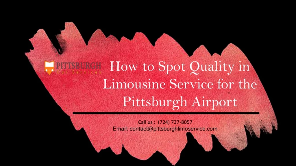 how to spot quality in limousine service