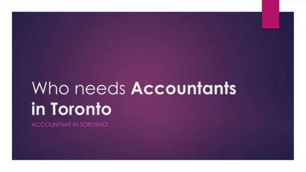 Accountants in Toronto