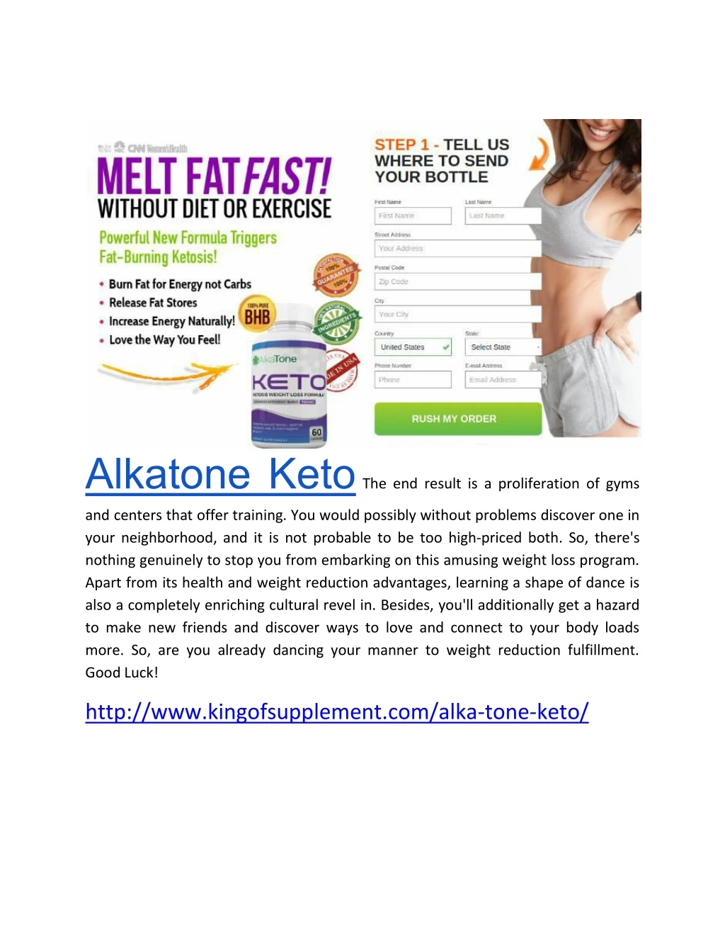alkatone keto the end result is a proliferation