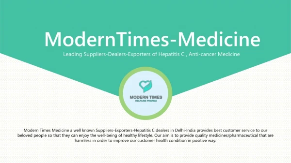 moderntimes medicine leading suppliers dealers