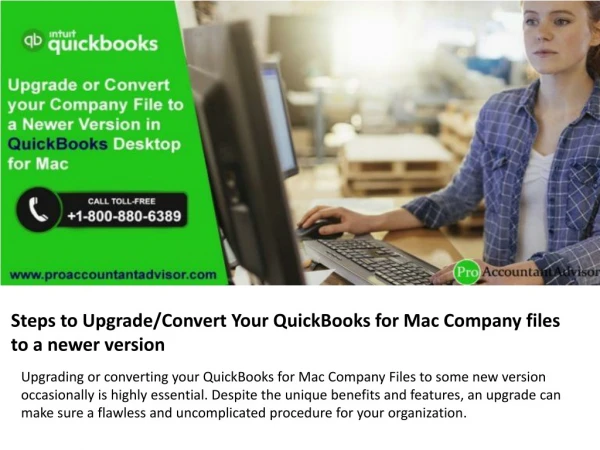 Company File to a Newer Version in QuickBooks Desktop for Mac
