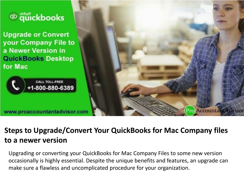 steps to upgrade convert your quickbooks