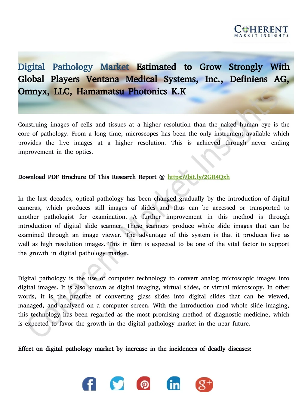 digital pathology market digital pathology market