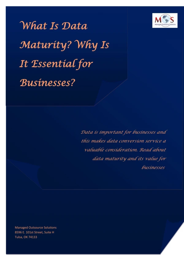 What Is Data Maturity? Why Is It Essential for Businesses?