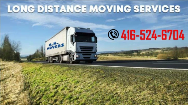Long Distance Moving Services in Canada