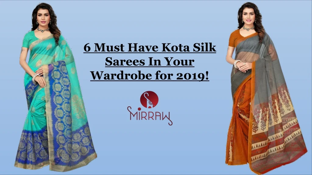 6 must have kota silk sarees in your wardrobe