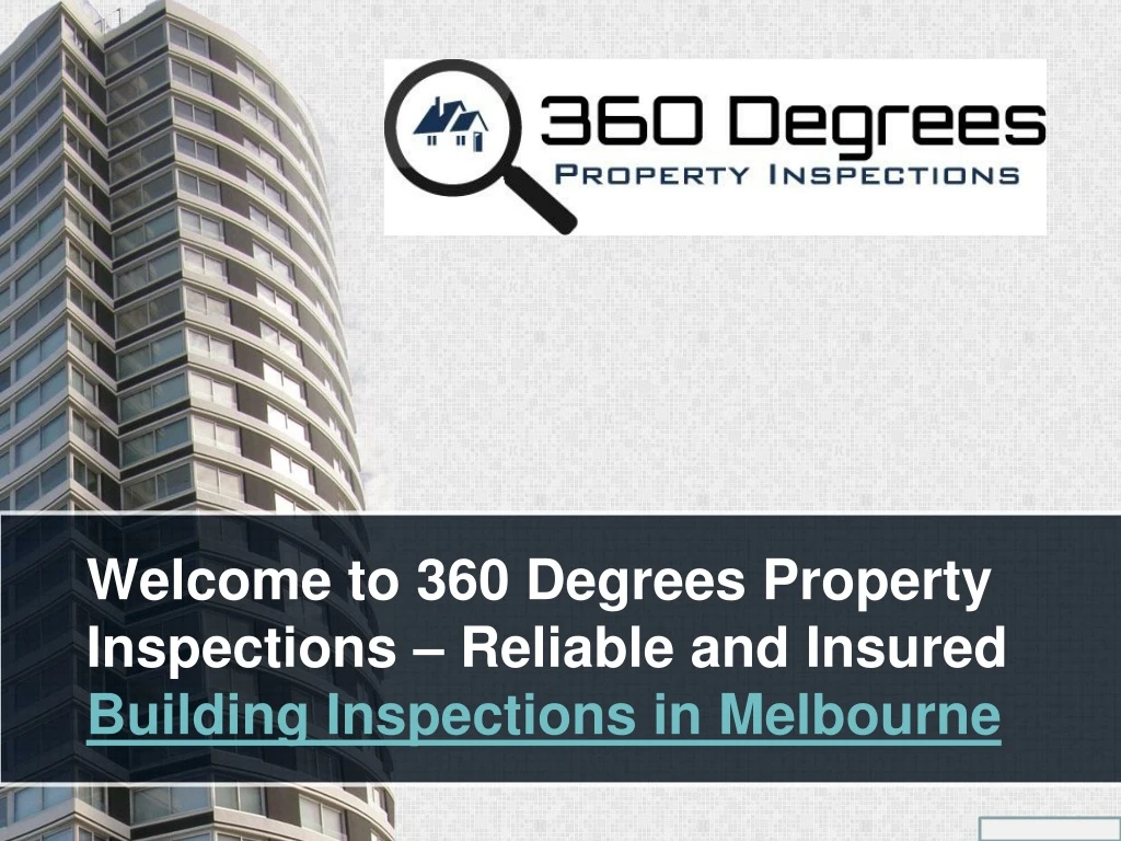 welcome to 360 degrees property inspections reliable and insured building inspections in melbourne