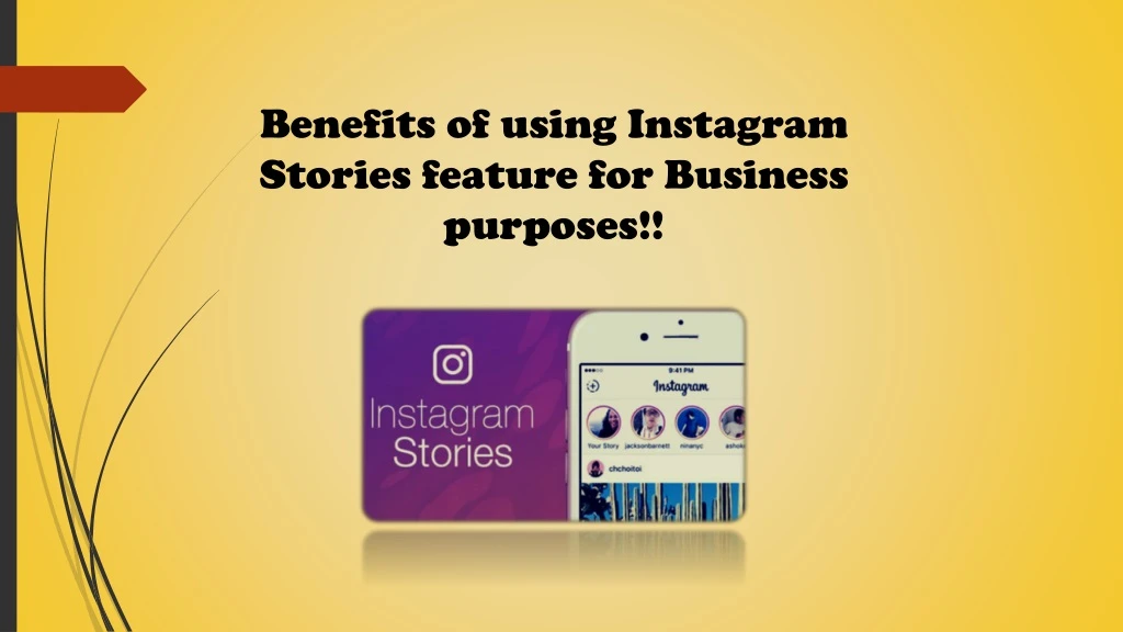 benefits of using instagram stories feature