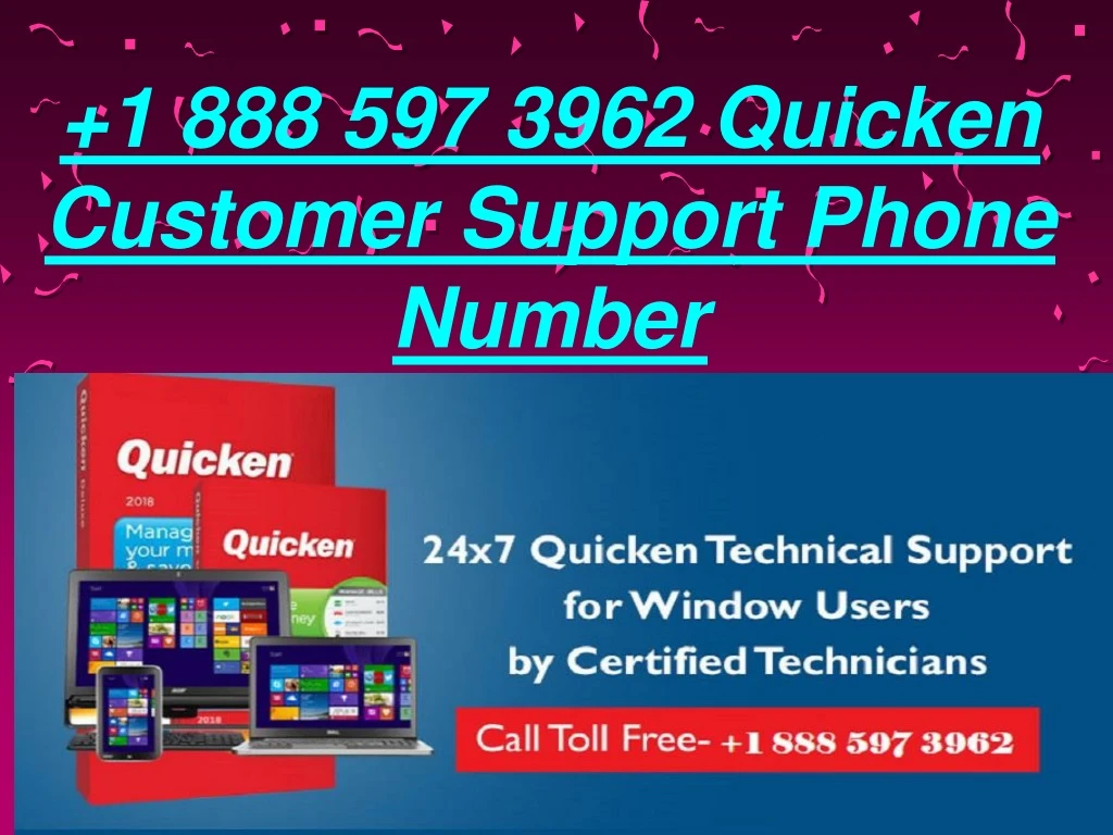 1 888 597 3962 quicken customer support phone