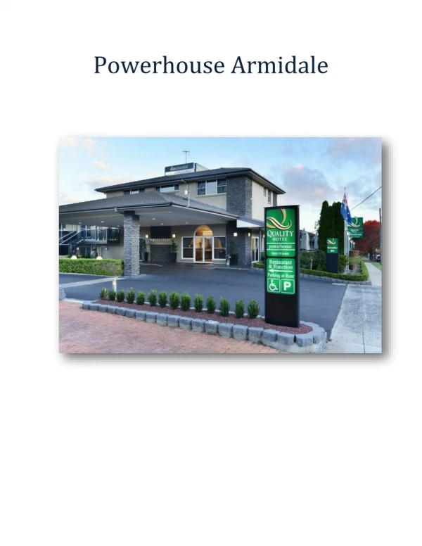 Corporate venues-Powerhouse Armidale  