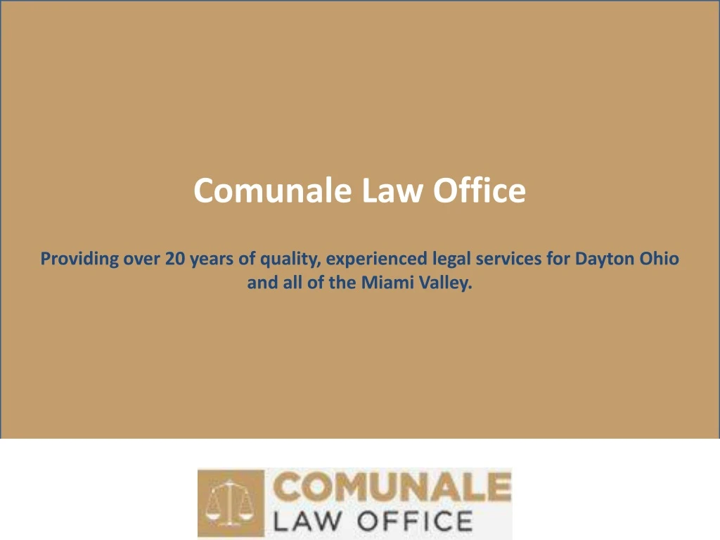 comunale law office providing over 20 years